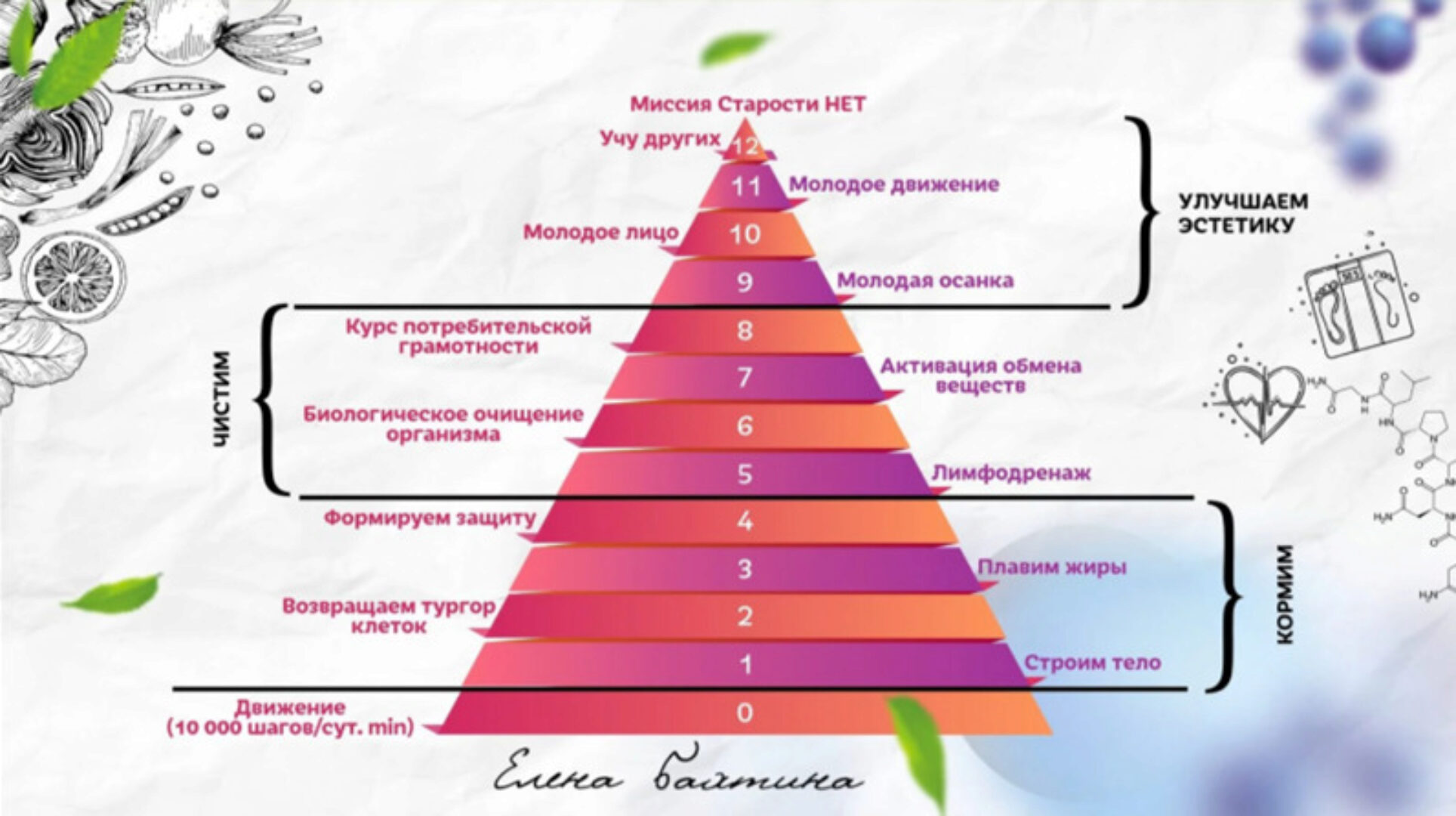 Старости нет. 12 привычек молодого человека. 2 ступень (Елена Бахтина)