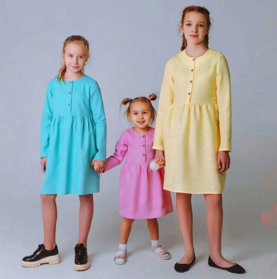 Платье «Лена» девочки 98-164 (Элина Патыкова)