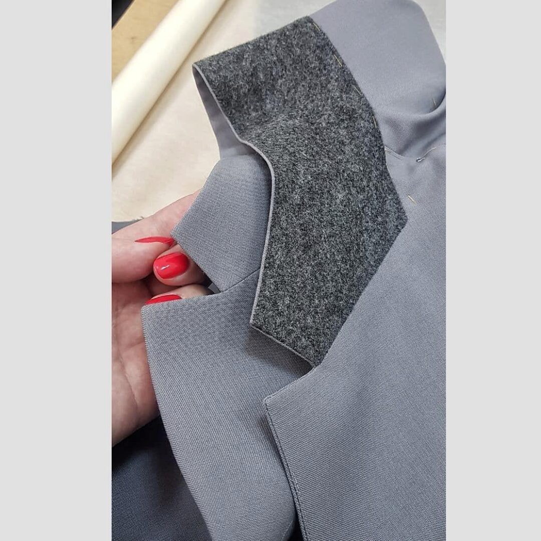 [atelier_sinitskaya] Построение и изготовление костюмного воротника на фильце (Наталия Синицкая)