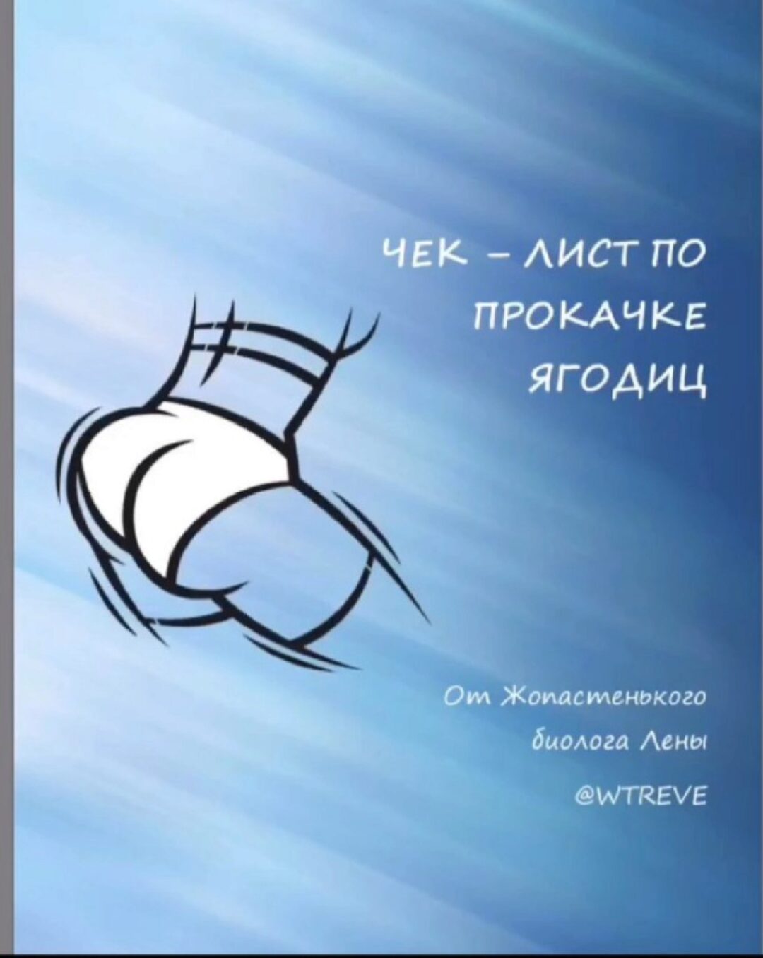 Чек-лист по прокачке ягодиц (Елена Захарцева)