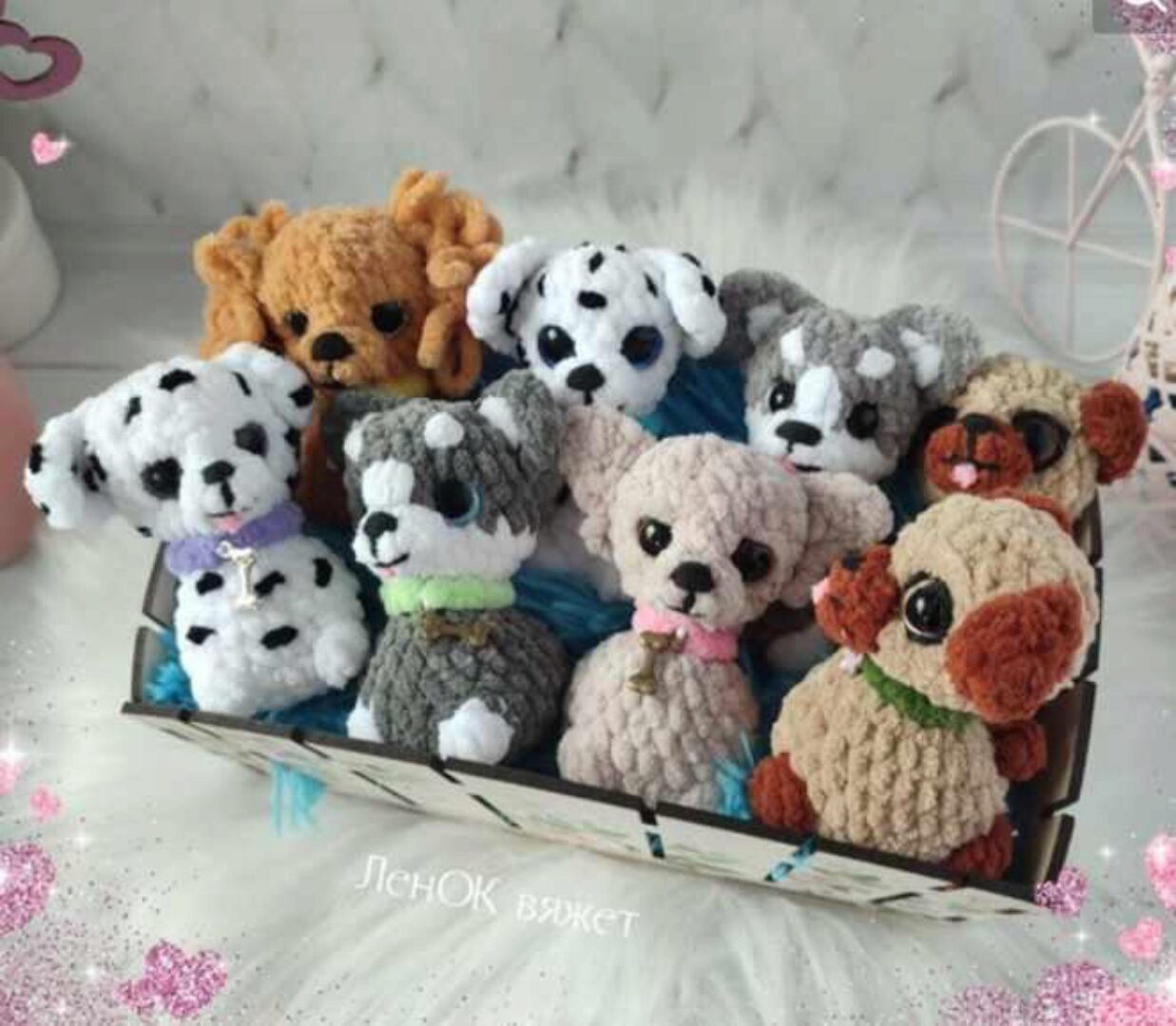 Щеночки-брелочки (Елена Никифорова)