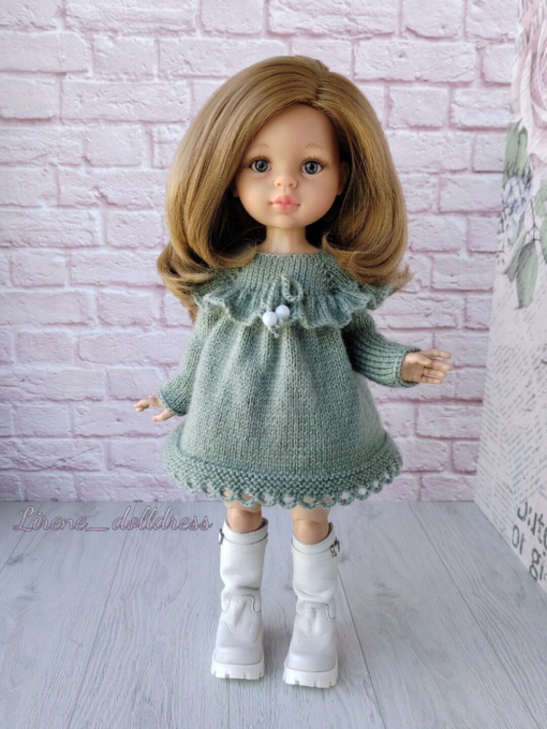 [Lirene's dolls] Платье Ния для кукол Паола Рейна 32 см (Lirene Dolldress)