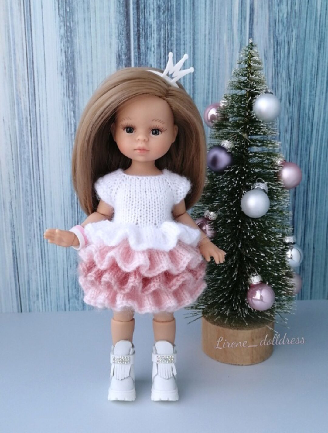 [Lirene's dolls] Платье Долорес для Паола Рейна мини (Lirene Dolldress)