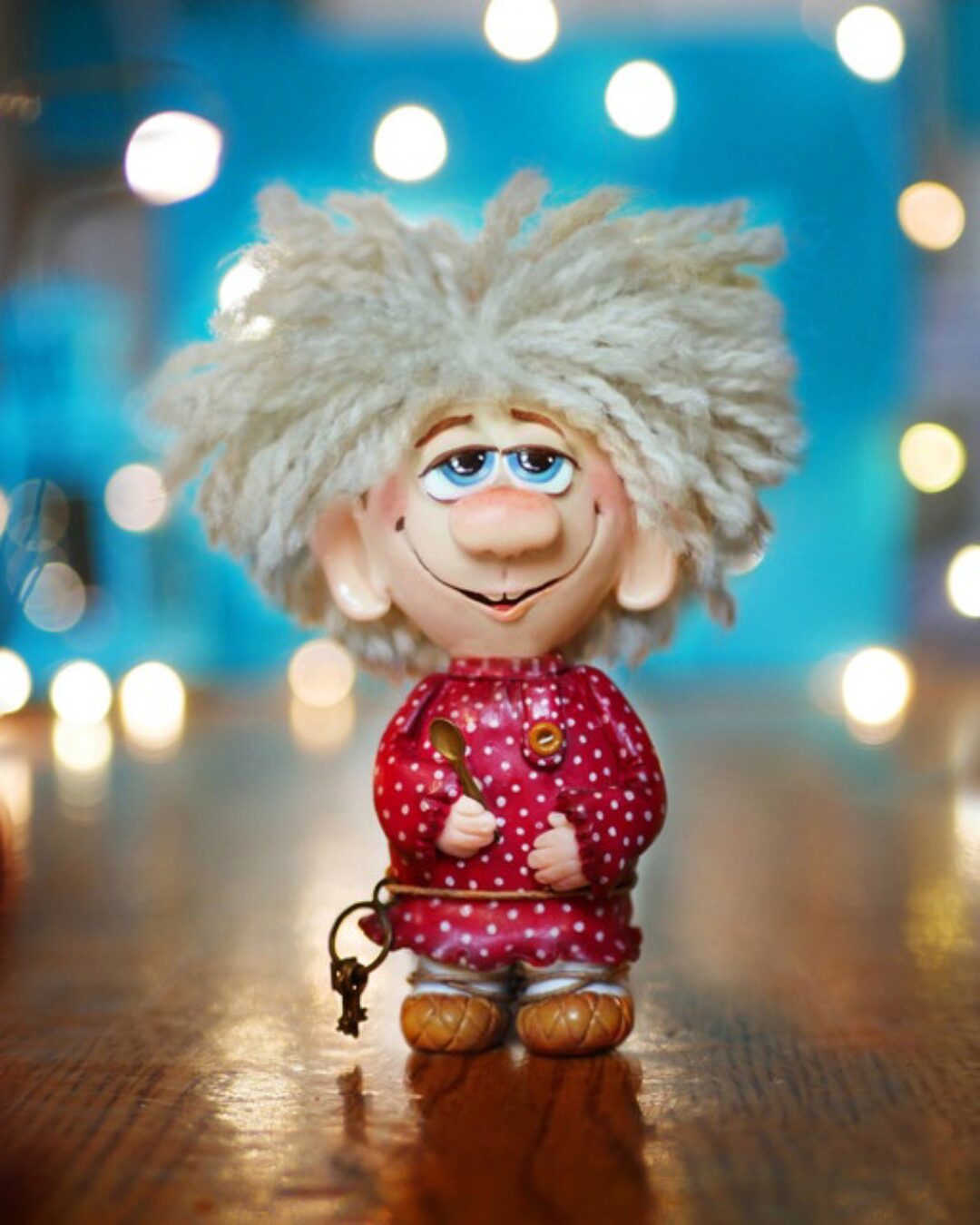 [Лепка] Мастер-класс по домовенку (Анастасия Астафьева)