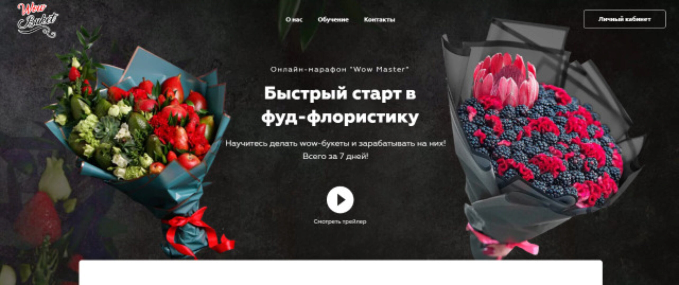 [WowBuket] Быстрый старт в фуд-флористику