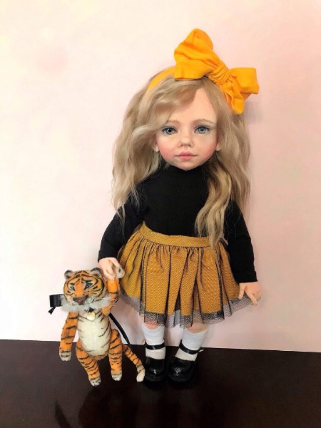 Текстильная кукла с портретным сходством в реалистичной технике живого лица (Вера Калмыкова)