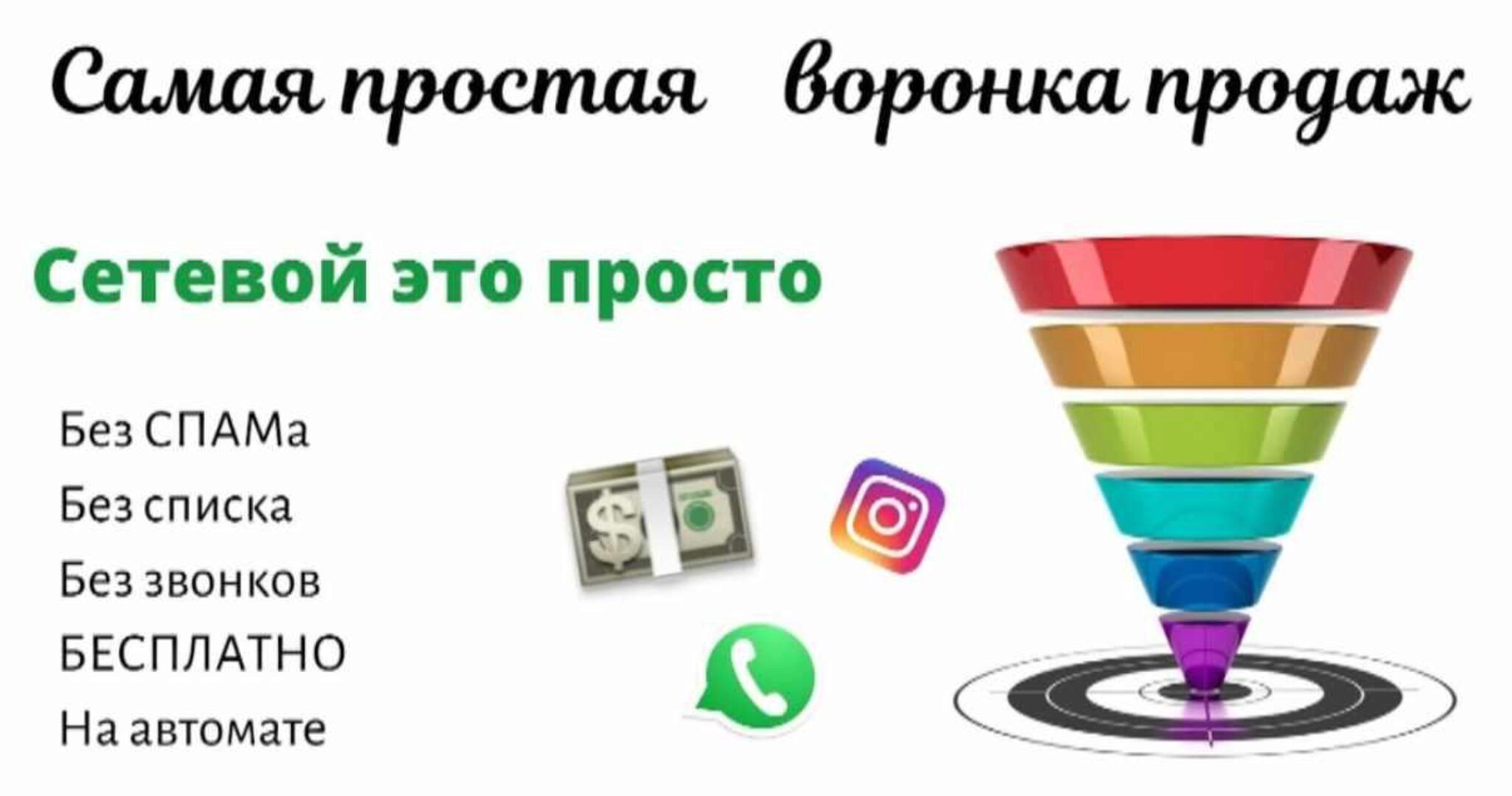 Простая воронка продаж для сетевика (mlmsekretovnet)