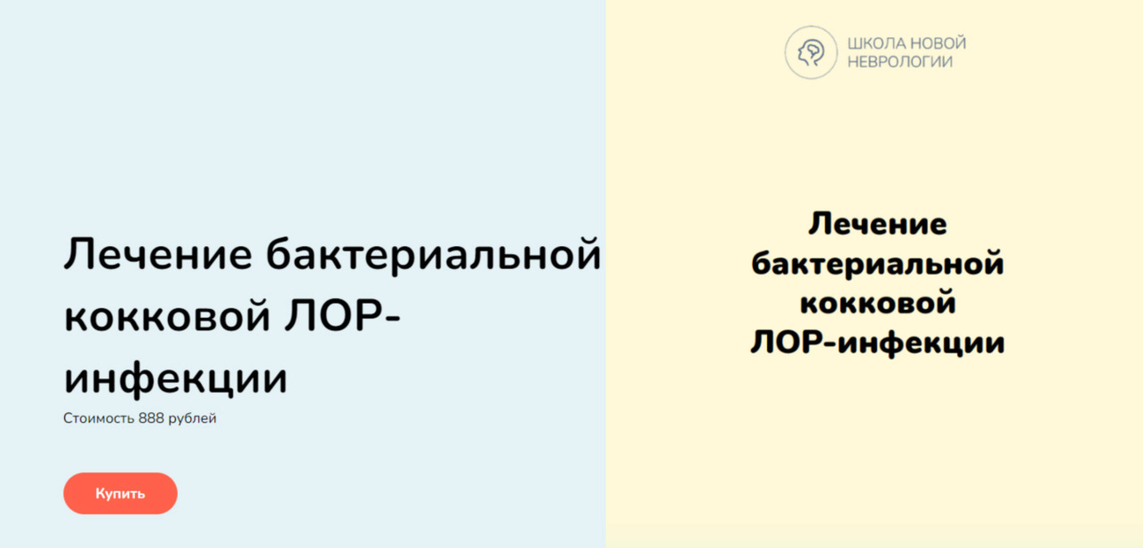 [Школа Новой Неврологии] Лечение бактериальной кокковой Лор-инфекции (Ксения Овсянникова)