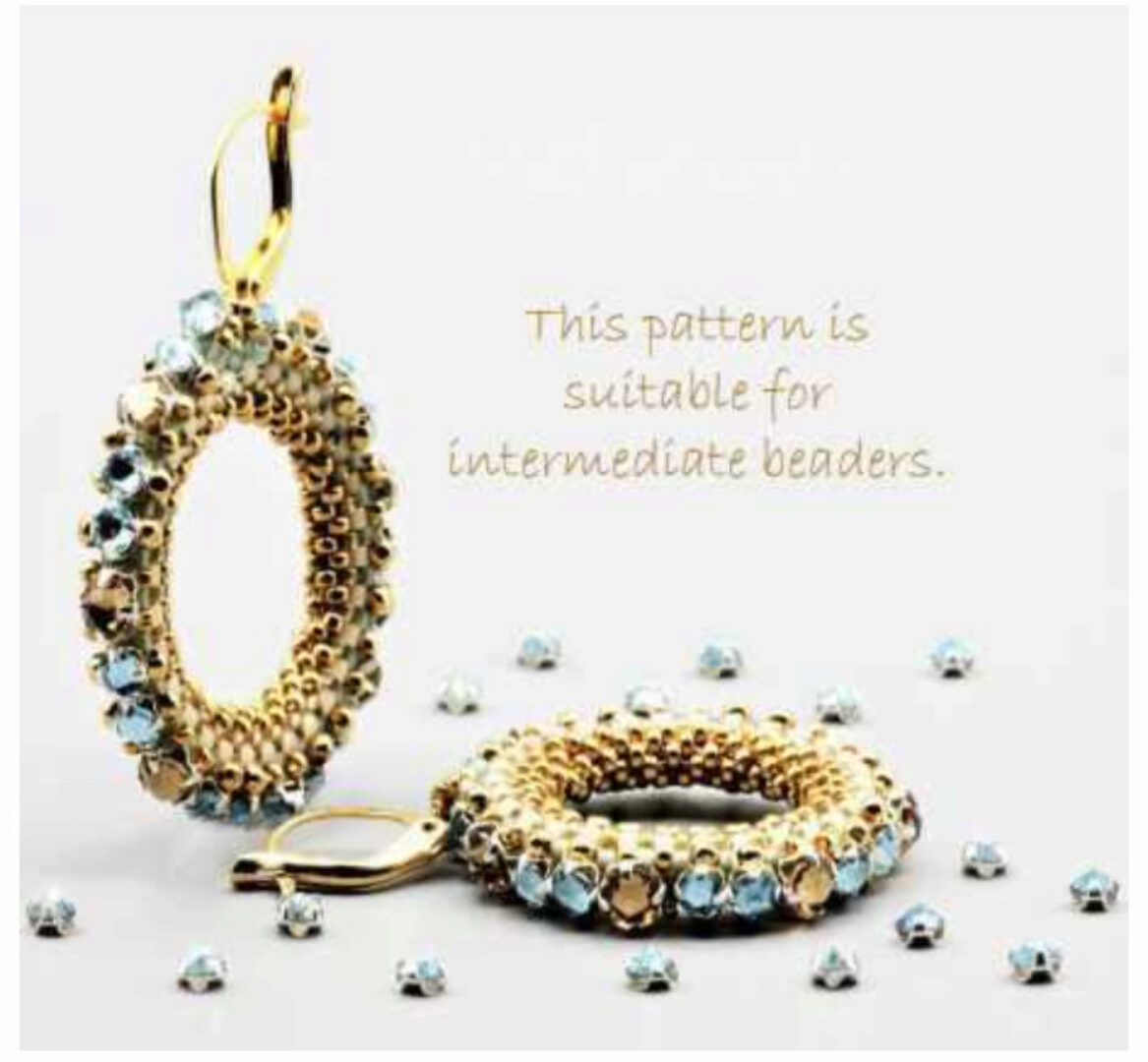 Серьги-кольца «All the way around» (Ezartesa)