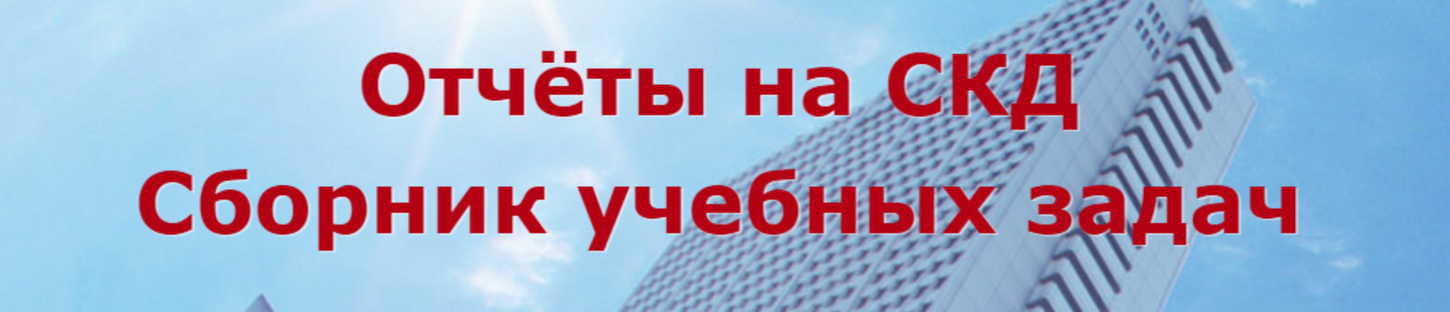 Отчёты на СКД. Сборник учебных задач (Ильяс Низамутдинов)
