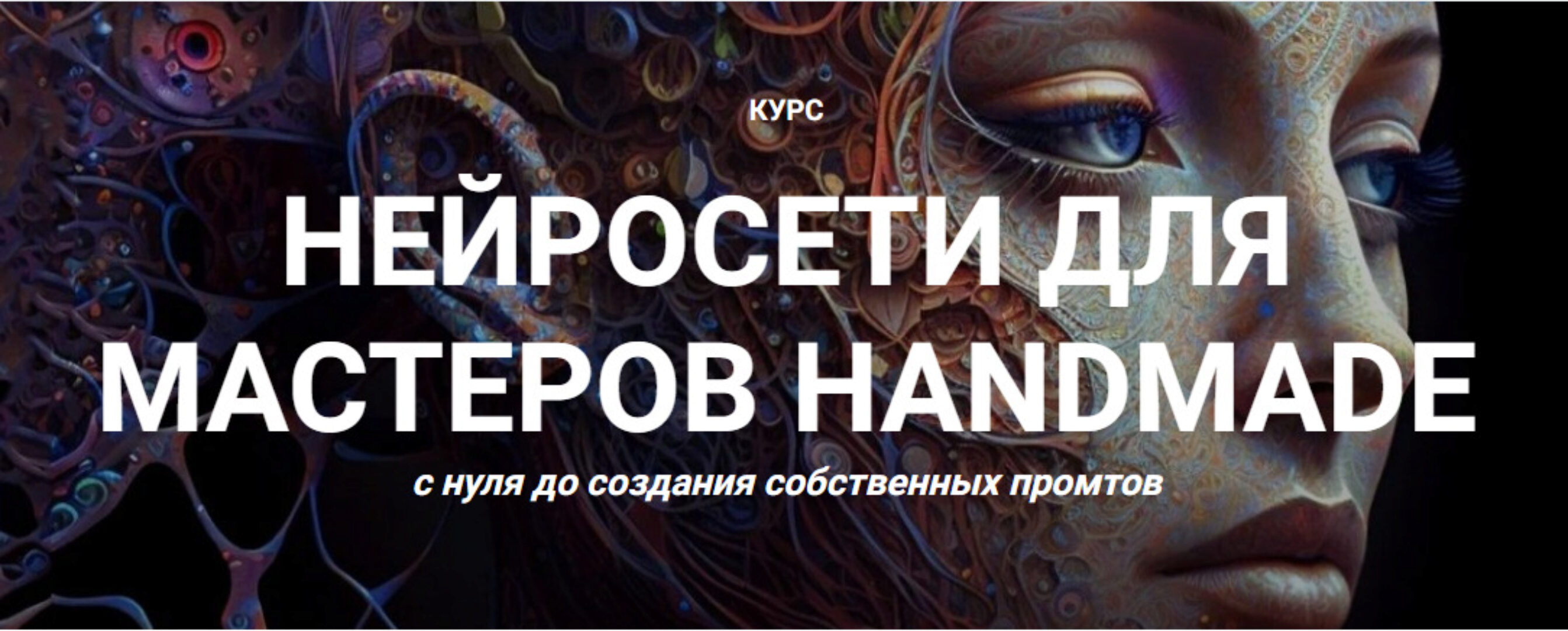 Нейросети для мастеров Handmade с нуля до создания собственных промтов. Тариф Премиум (Галина Шевченко)