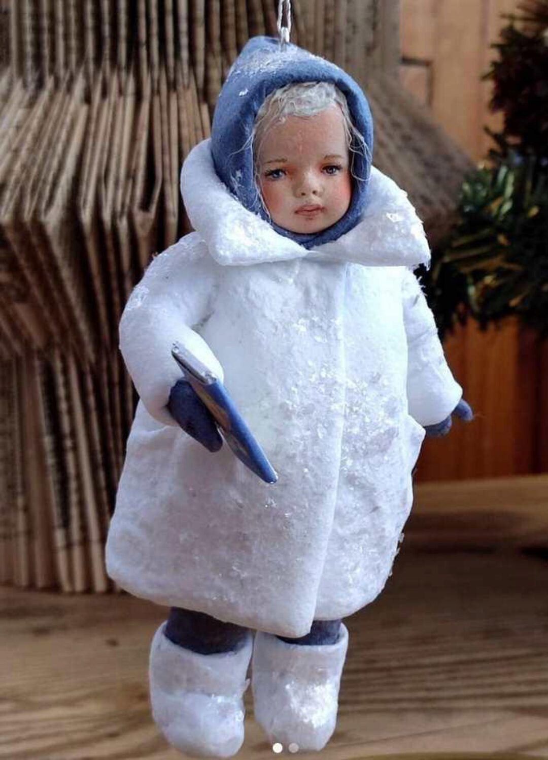 Мастер-класс по ватной игрушке Девочка (Светлана Пугачева)