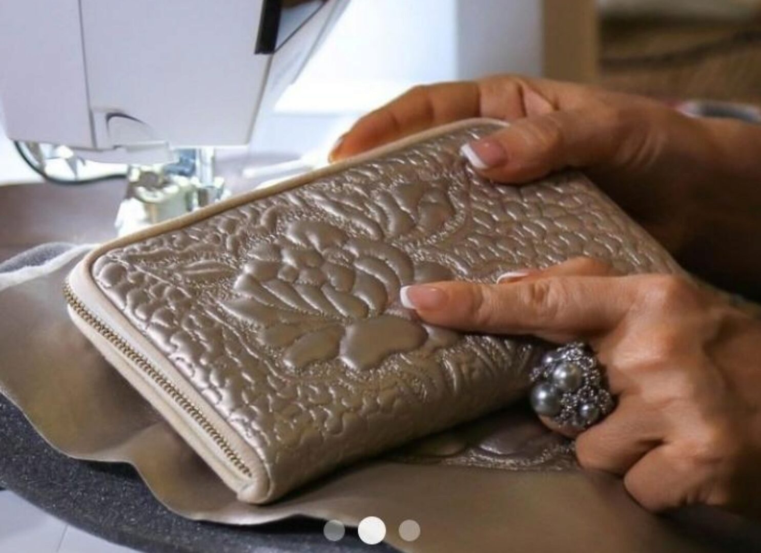 Курс «Объемная, машинная вышивка на стёганой основе» (Валентина Букеева)