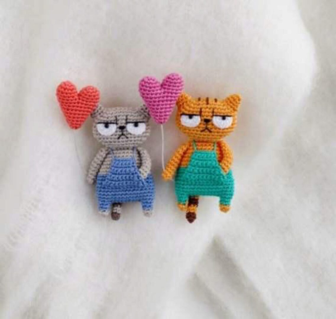 Брошь Кот Валентин (Лилия Шарипова)