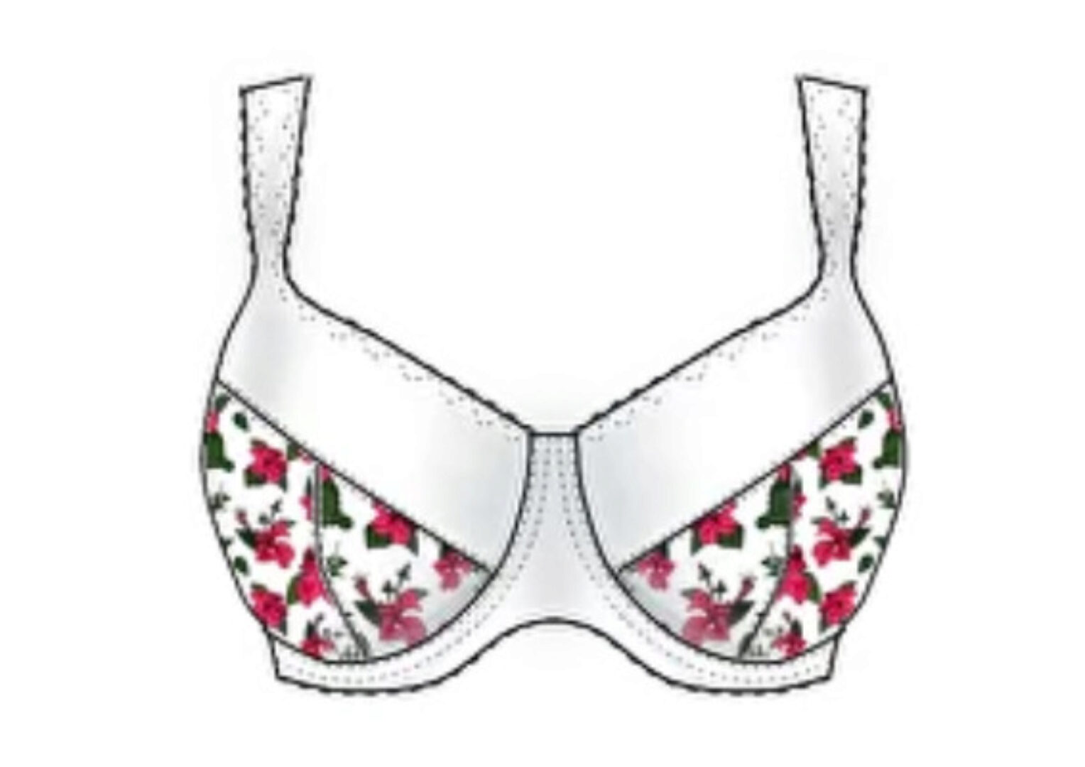 Параметрическая выкройка бюстгальтера Надежда (Елена Фоменкова)