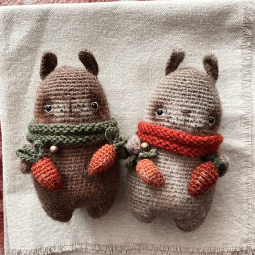 [Straw Animals] Мастер-класс по вязанию зайца крючком (Юлия Устименко)