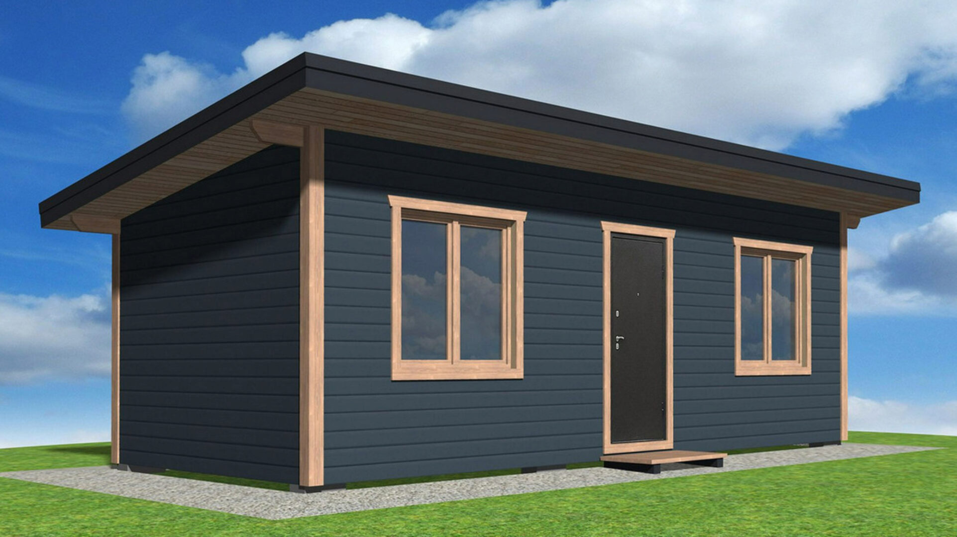 [Wildberries Цифровой] Проект каркасной бытовки 8 х 3. V-83 (Дмитрий Новиков)