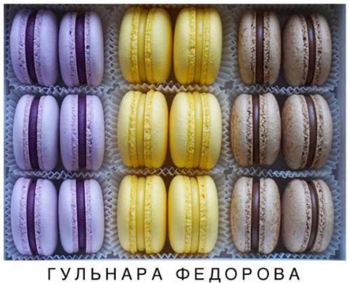 [Кондитерка] Вебинар«Фигурные крышечки макарон на итальянской меренге с нуля» (Гульнара Федорова)