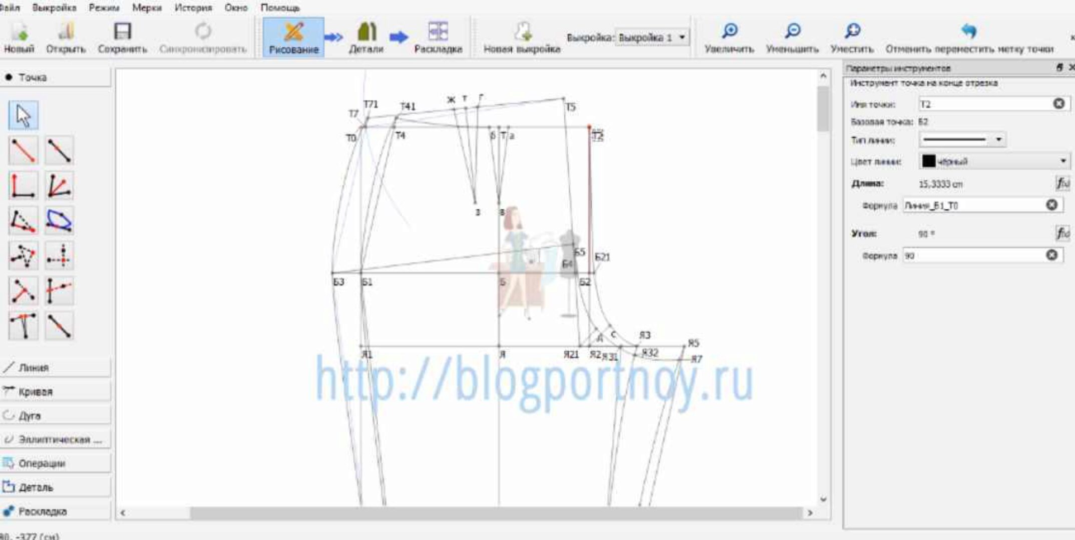 [Мастерская портнихи] Построение выкроек в компьютерной программе «Valentina» (Ольга Маризина)