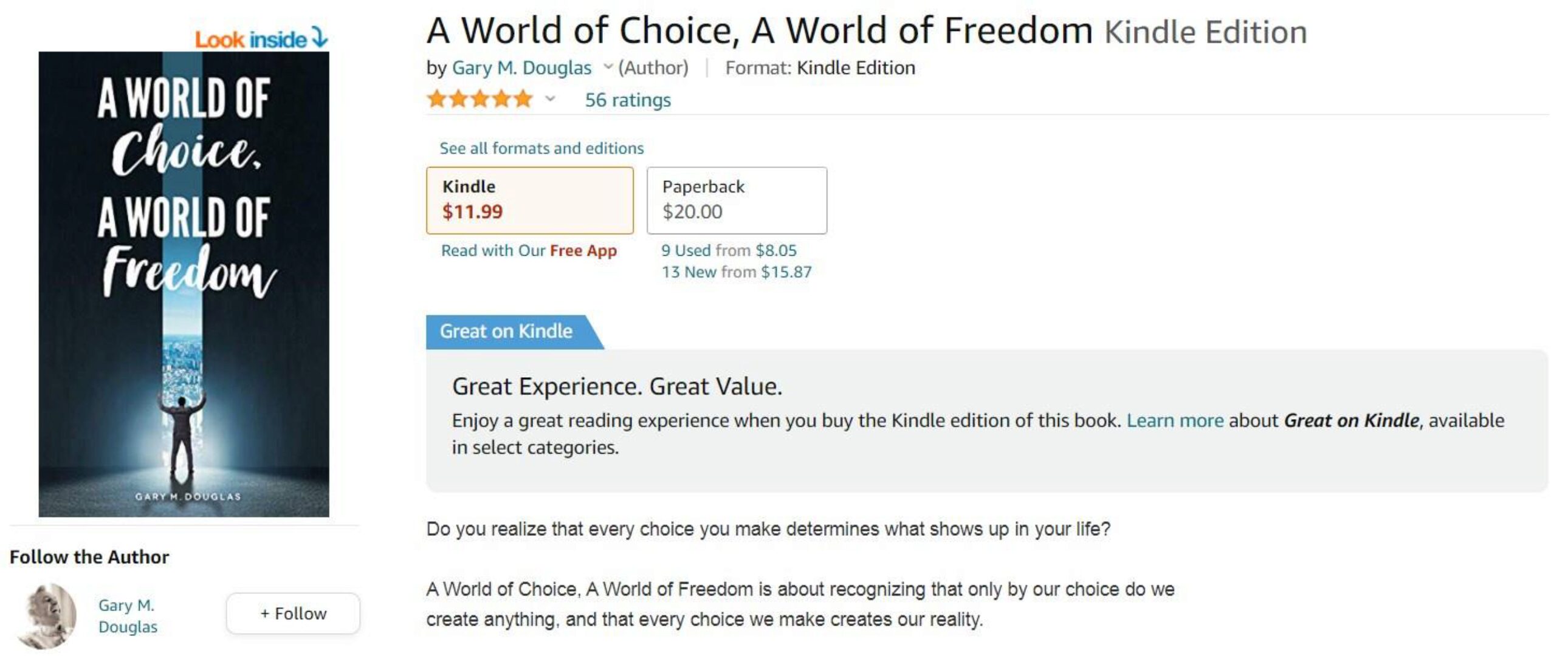 [Access Consciousness] Мир выбора, мир свободы (Гэри М. Дуглас)