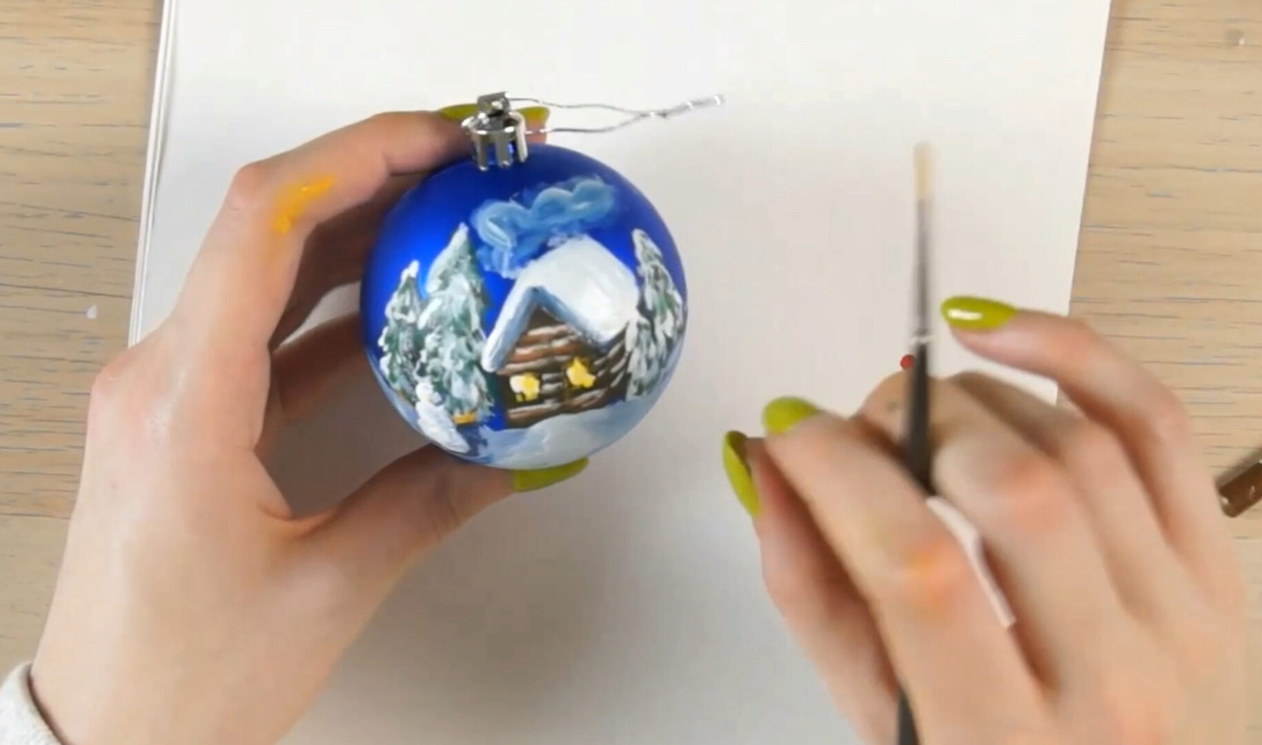 [Puzzlebrain] Роспись новогодних шаров: 3 техники оформления (Анастасия Новикова)