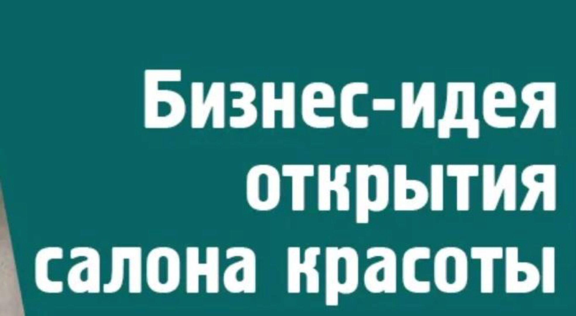 [БиБосс] Финансовая модель маникюрного кабинета с бизнес планом