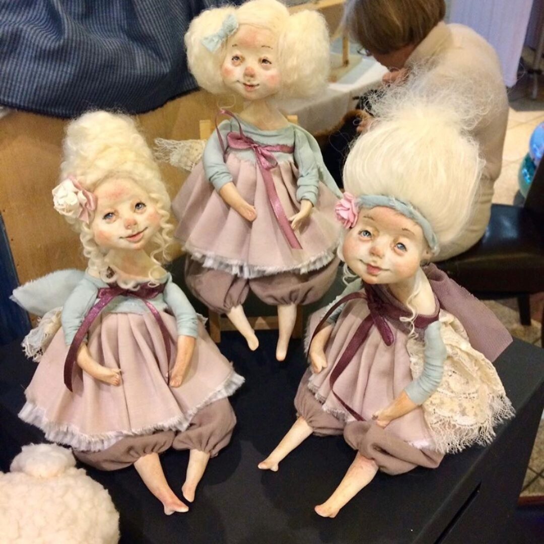 [Лепка]  Кукла Карамелька (Olga Norviliene)