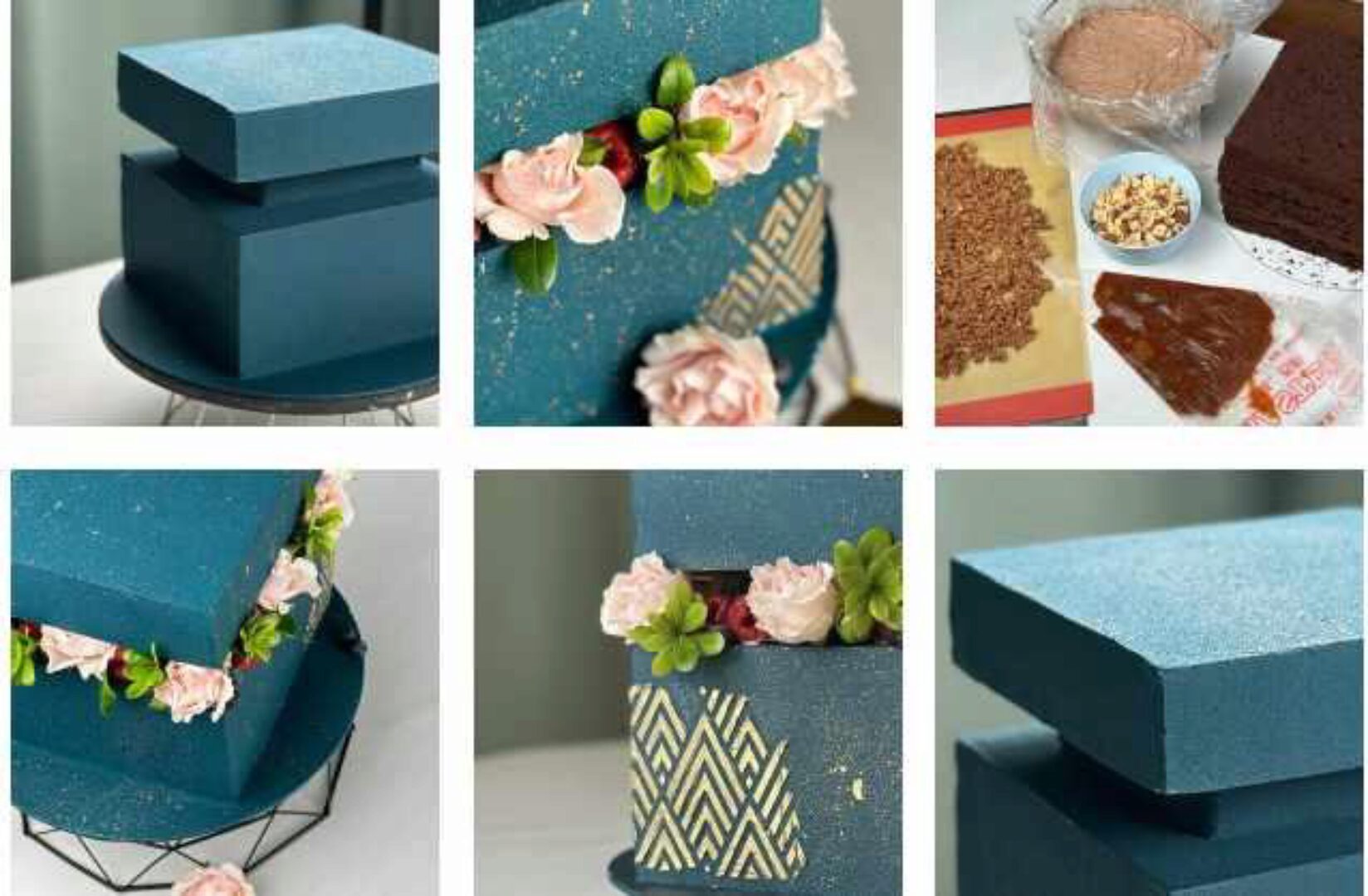 [savkina_ek] Квадратный торт с начинкой ферреро (Екатерина Савкина)