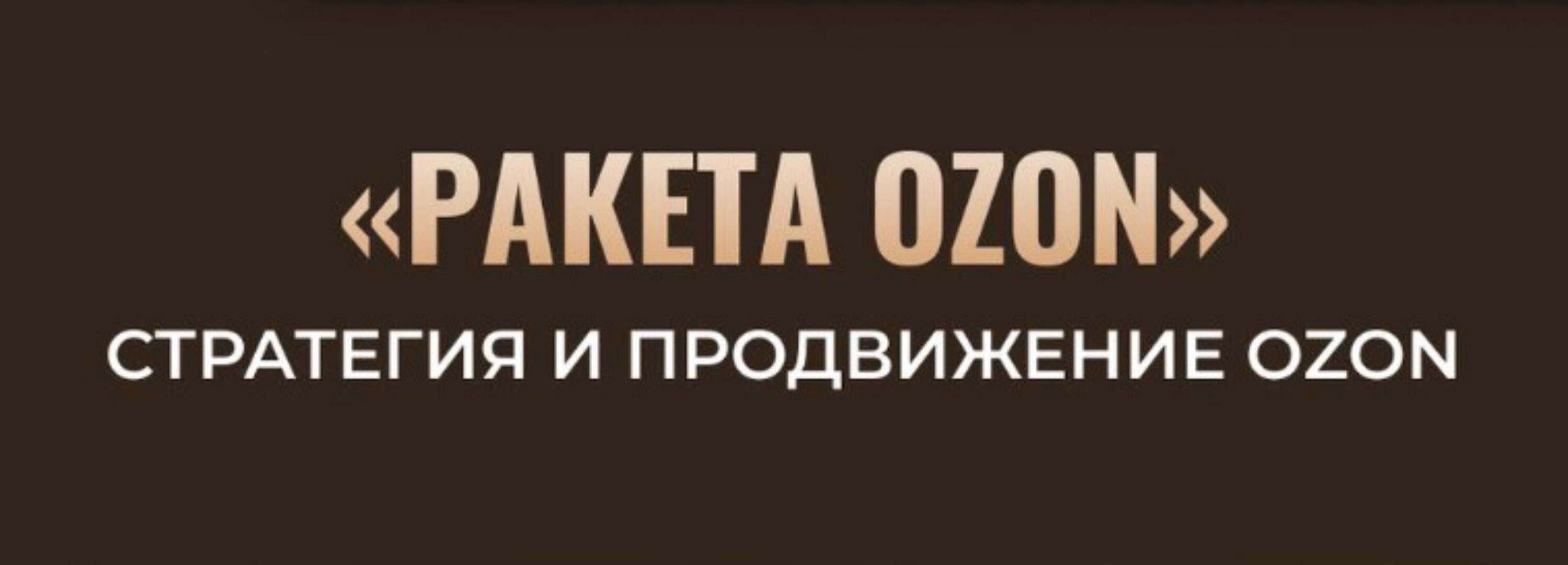 Ракета Ozon. Стратегия и продвижение Ozon (Никита Мащенок)