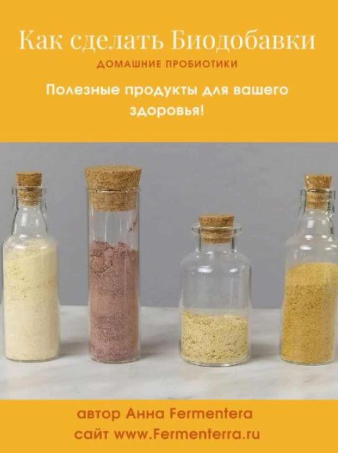 [Fermenterra] Как сделать биодобавки. Домашние пробиотики (Анна Fermenterra)