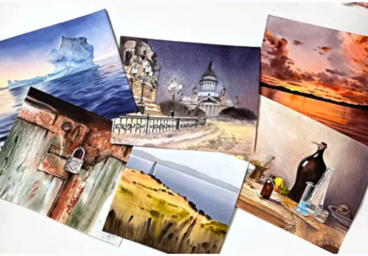 [Художник-Онлайн] Основы акварельной живописи 2.0. Тариф - Без обратной связи (Дарья Куцаева)