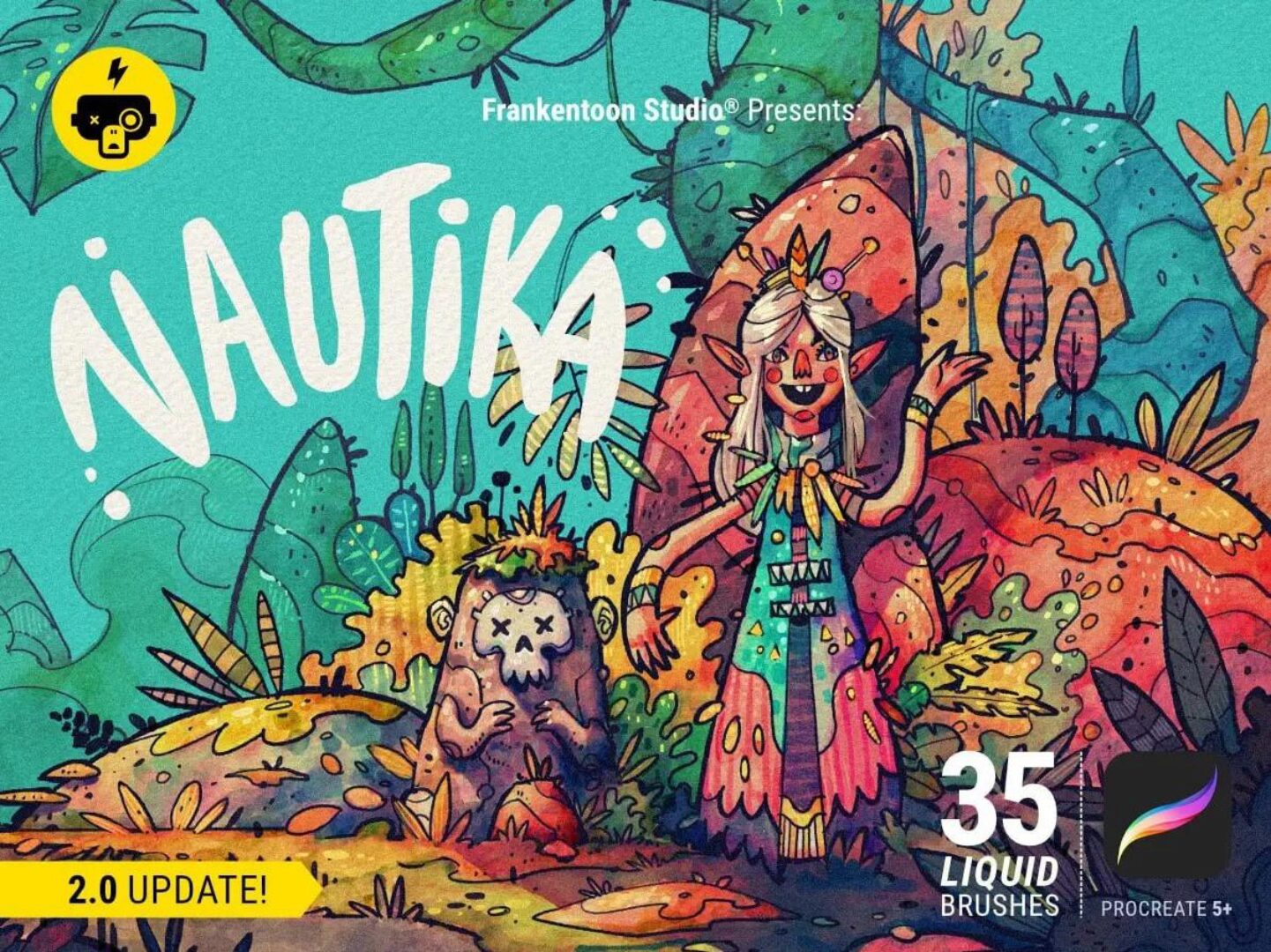 [creativemarket] Кисти Nautika Procreate Brush Pack (Frankentoon Store)