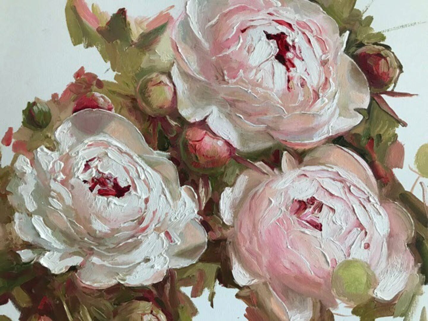 [lectoroom] Деликатные пионы, стекло и отражения маслом (Мария Павлова)