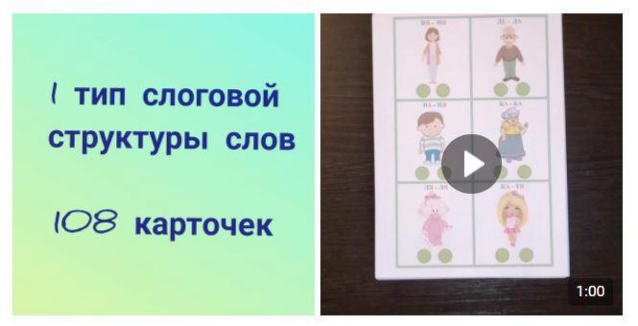 [svetlanasmirnova_logo] Логопедический альбом. 1 тип слоговой структуры слов (Светлана Смирнова)