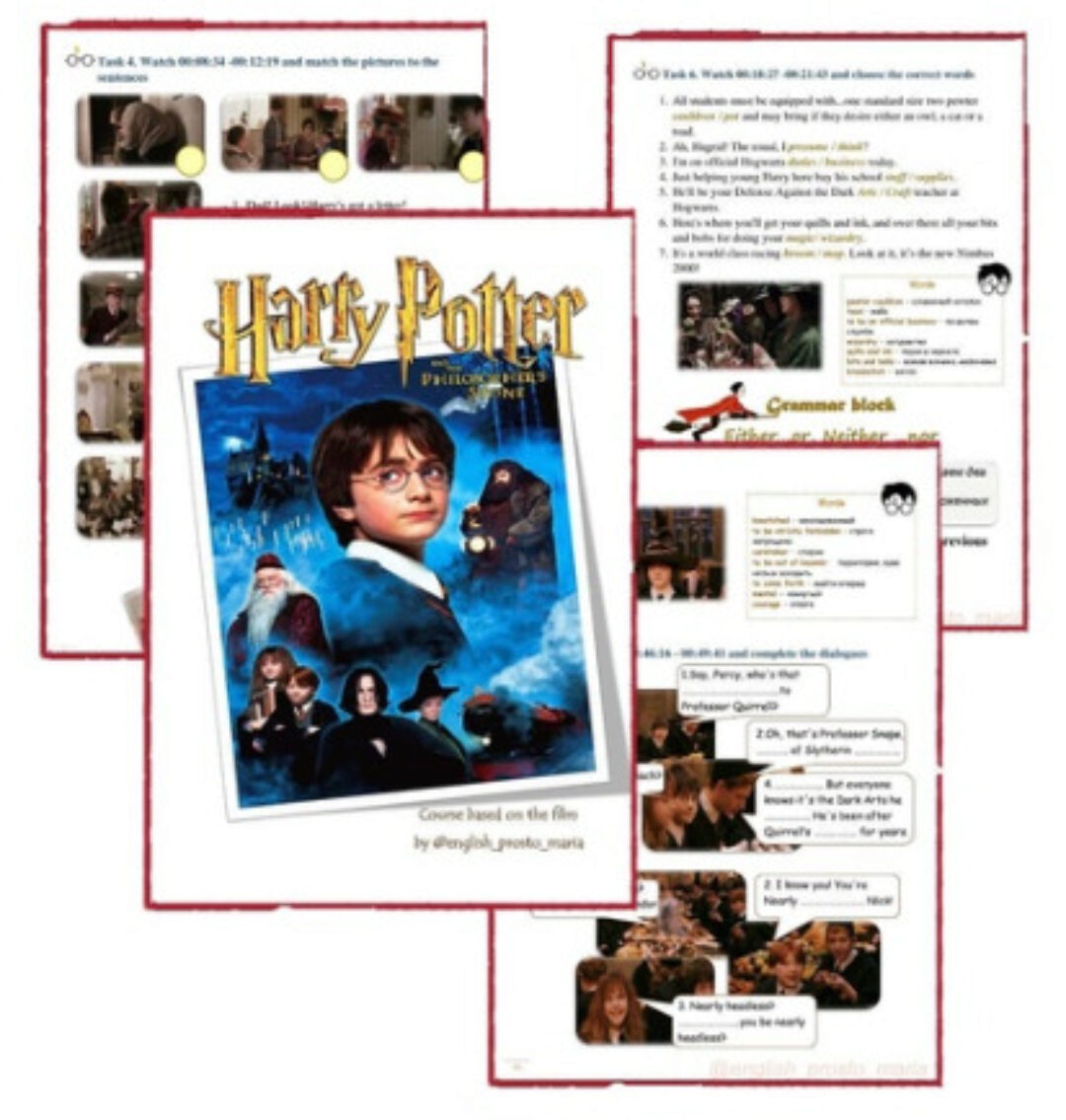 [English_prosto_maria] Курс по фильму Гарри Поттер и Философский камень (Мария Кюрджиева)