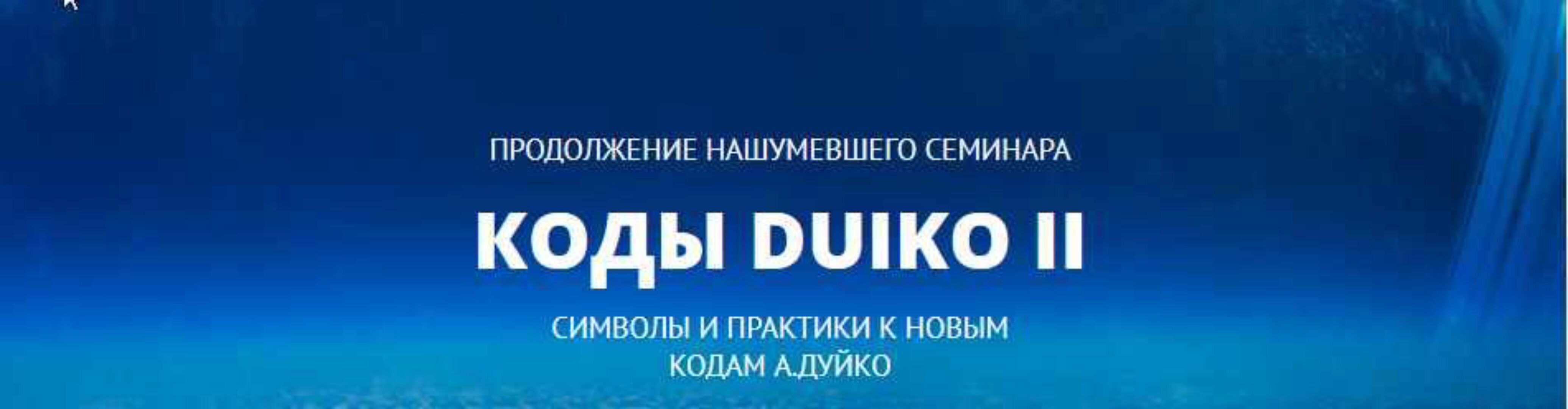 Коды Дуйко II. Символы и практики к кодам Дуйко (Андрей Дуйко)