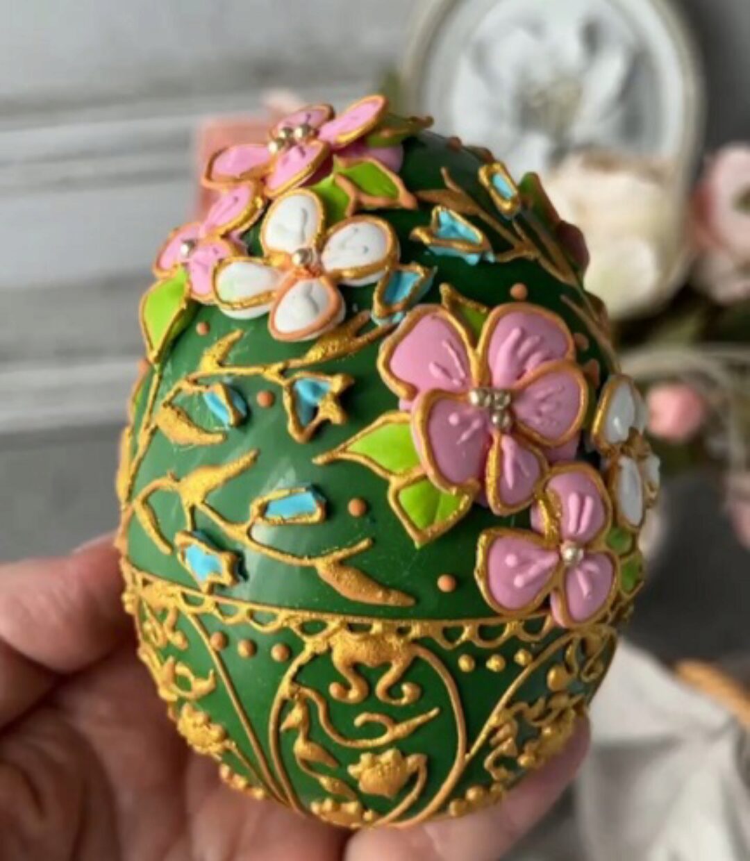 Пасхальные шокояйца в стиле  Фаберже (Марина Невская)