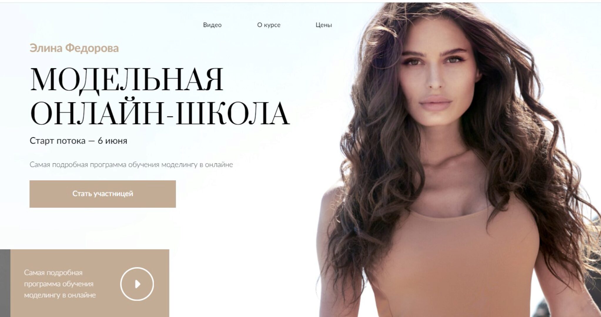 Модельная онлайн-школа. Тариф Basic (Элина Федорова)