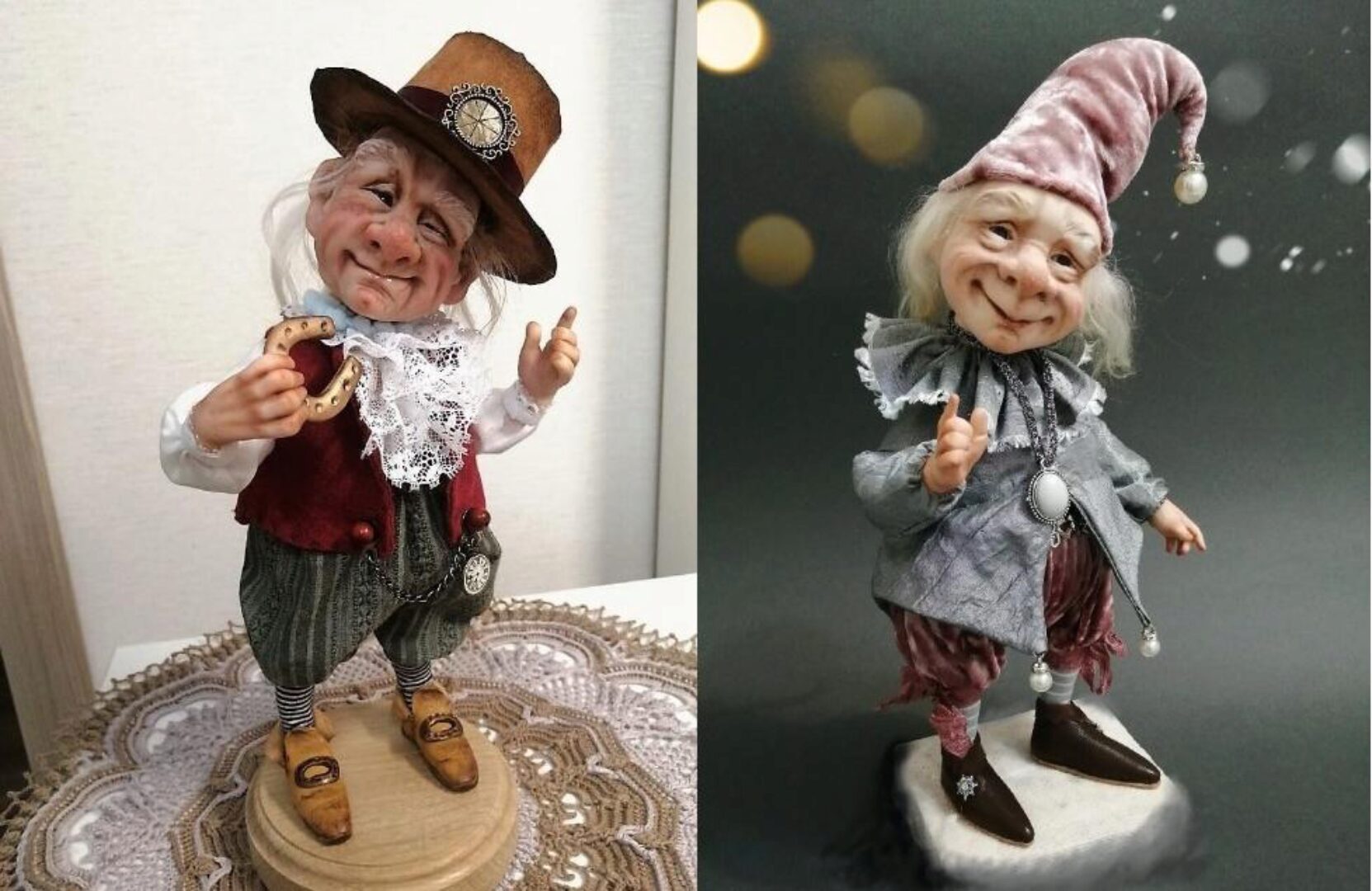 Статичная кукла Волшебный гном (Ольга Евграфова)