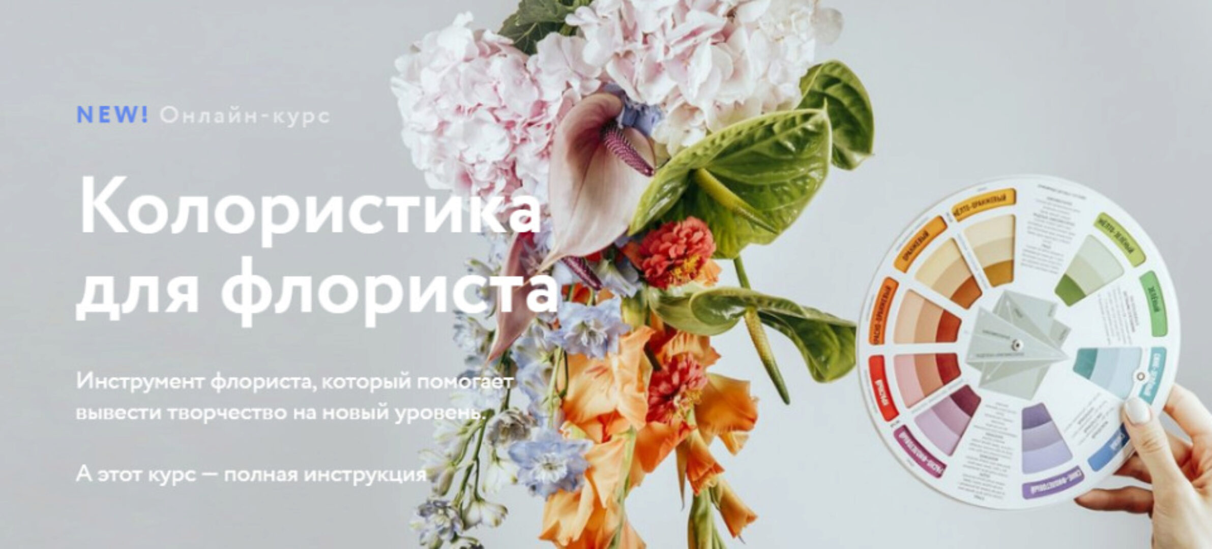 [Lacy Bird Academy]  Колористика для флориста. Тариф-Видео-лекции (Павел Полков)