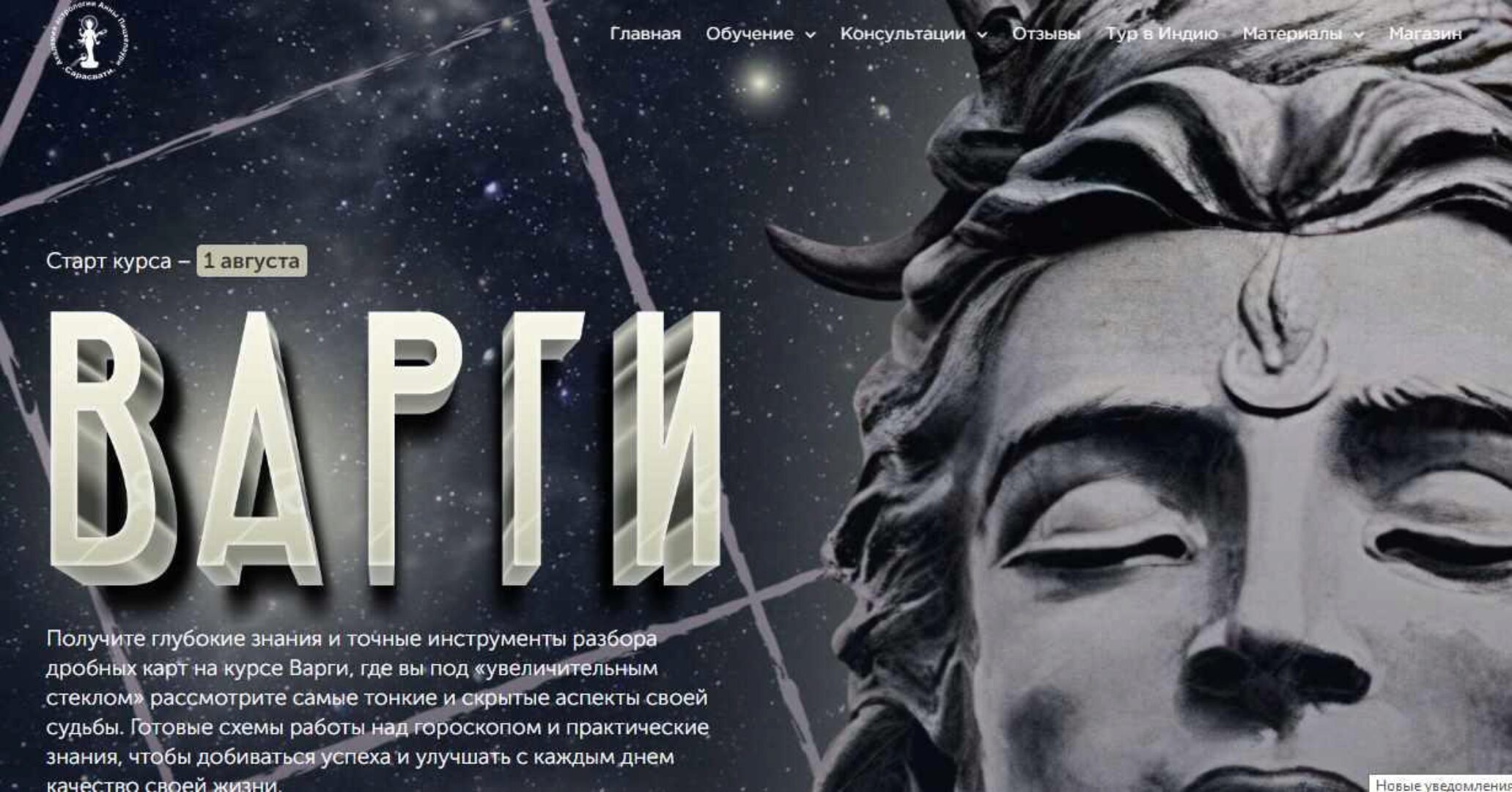 [Академия Джйотиш Сарасвати] Варги. Тариф «Standart» (Анна Пицхелаури)