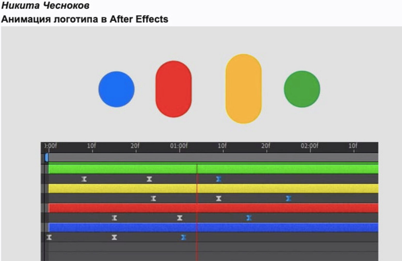 [liveclasses] Анимация логотипа в After Effects (Никита Чесноков)