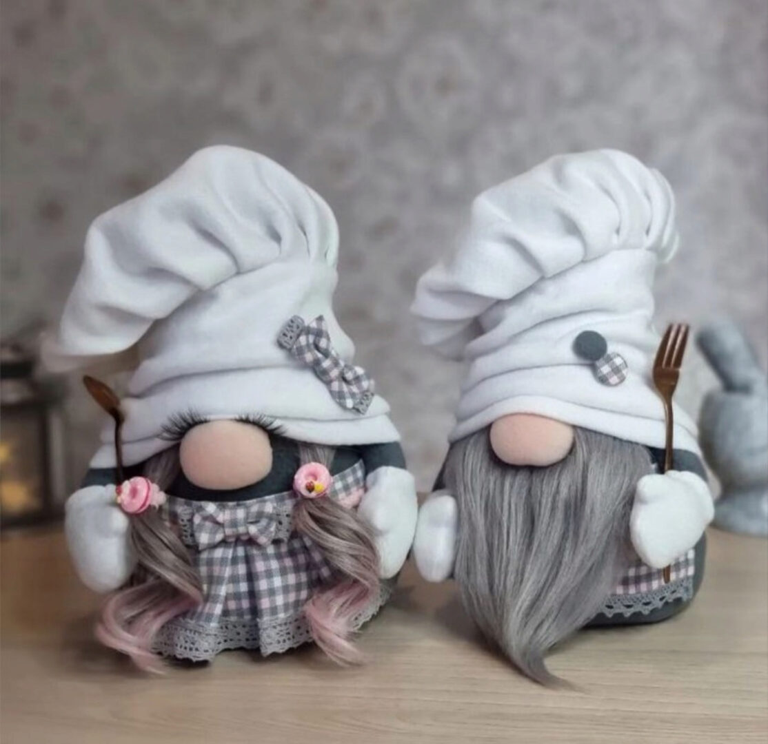 Выкройки пары гномов поварят 25-28см (Марина Григорьева)