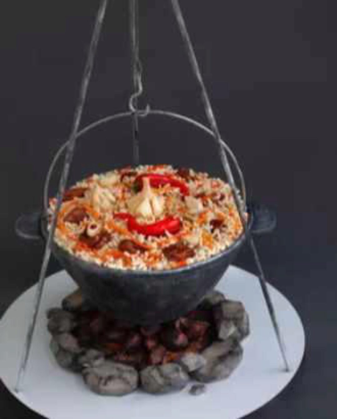 [g.l.cake] Торт Казан с пловом (Людмила Гавриленко)