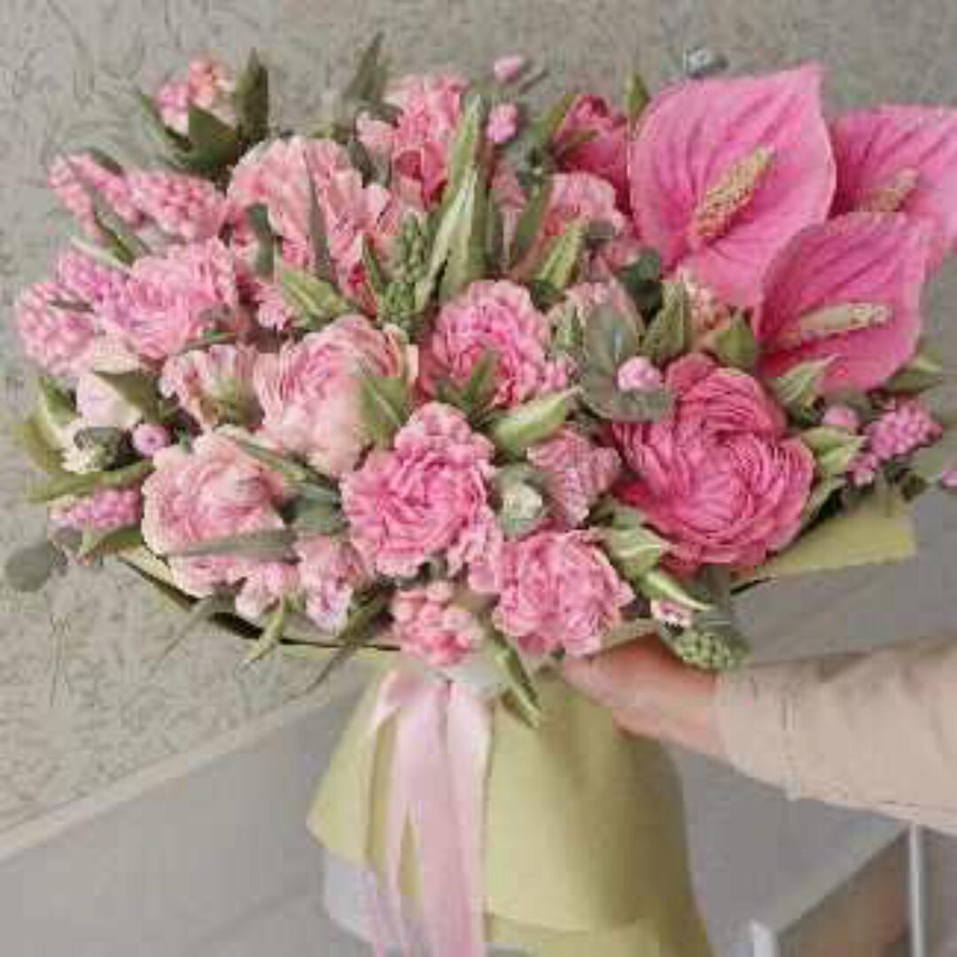 [zefir.mira] Антуриум из зефира (Мирослава Садовая)