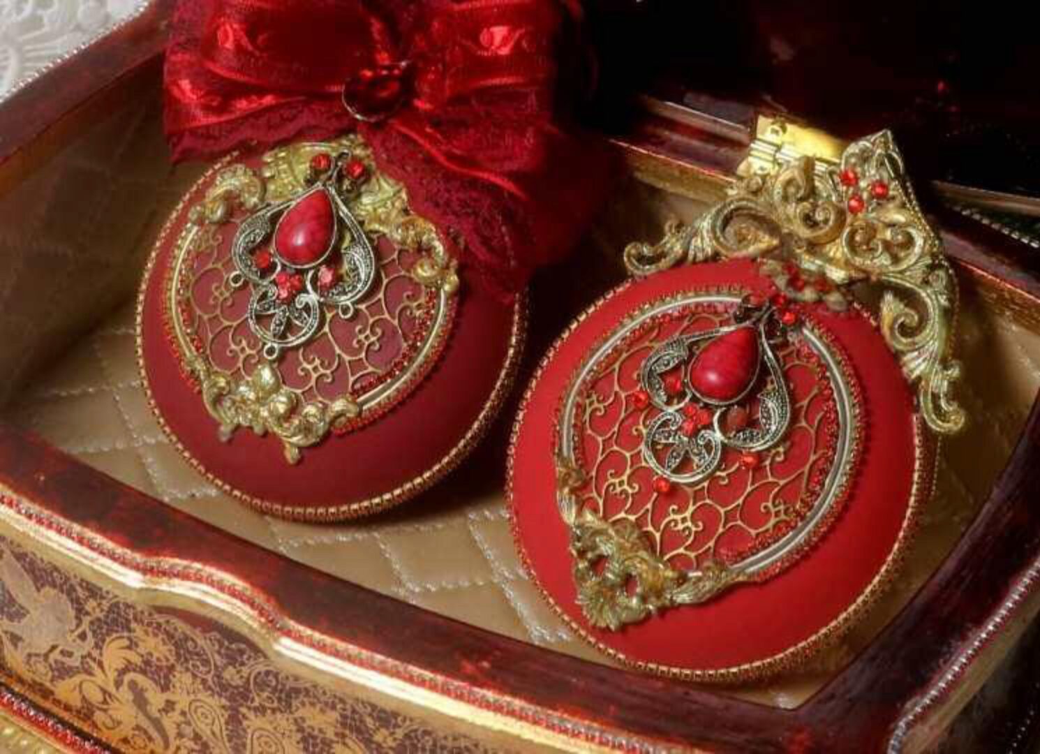 Новогодние игрушки Королевский бархат (Наталья Большакова)