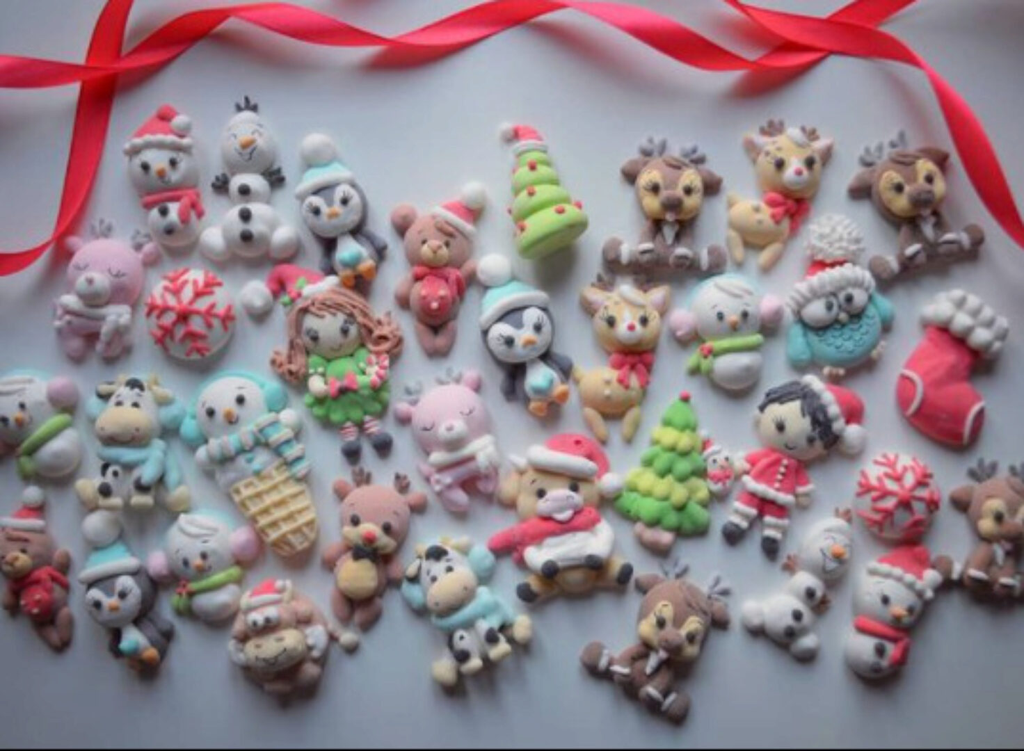 Новогодние мордашки маршмеллоу (zefirniy_krolik)