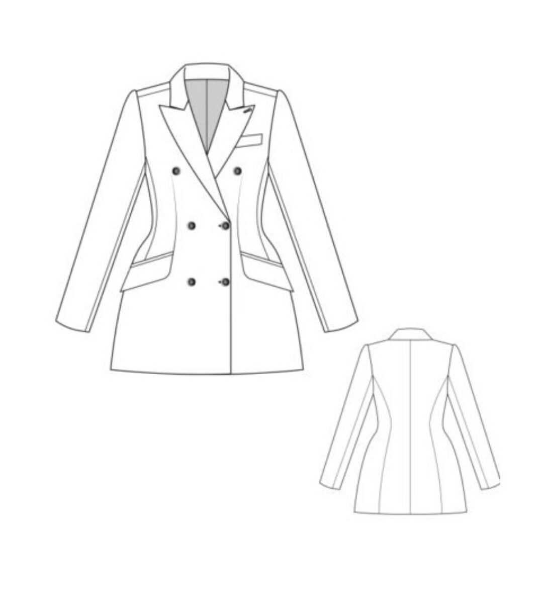 [La Forme] Мастер класс по пошиву жакета с бёдрами по выкройке 0303