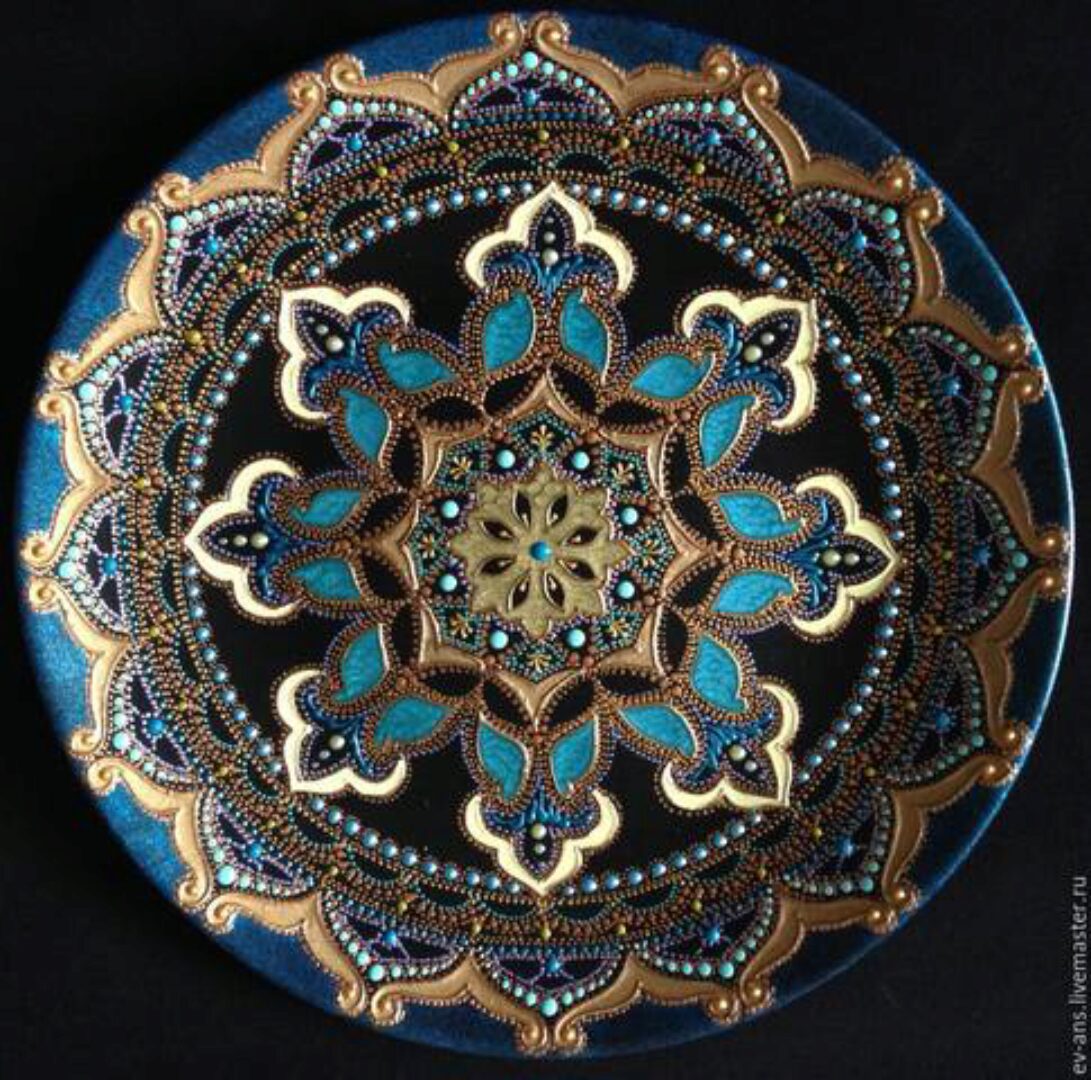 Sacrament. Восточная роспись тарелок (Евгения Ансари)