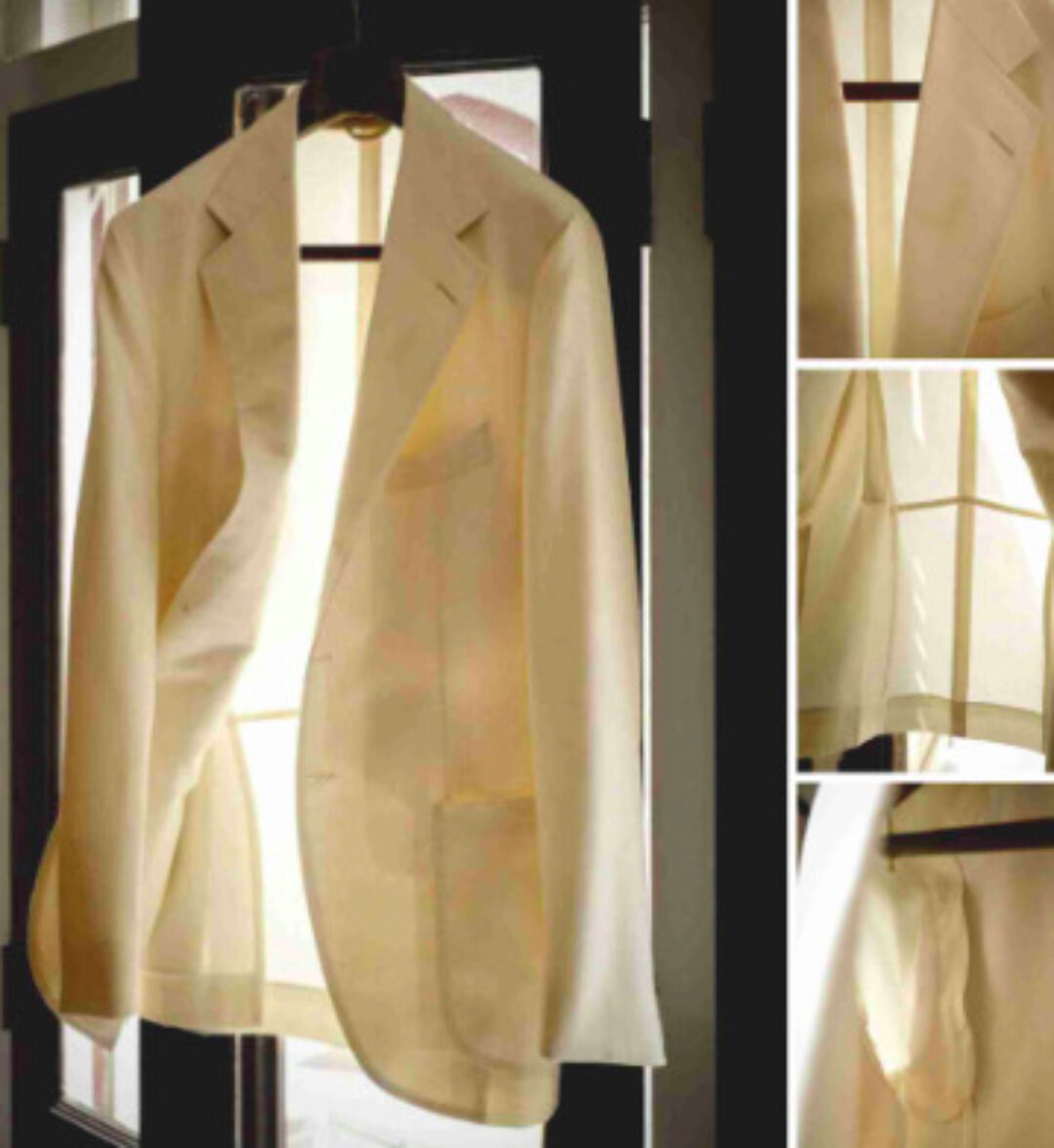 [Gusev bespoke academy] Изготовление летнего мужского пиджака без подкладки. Тариф Базовый (Сергей Гусев)